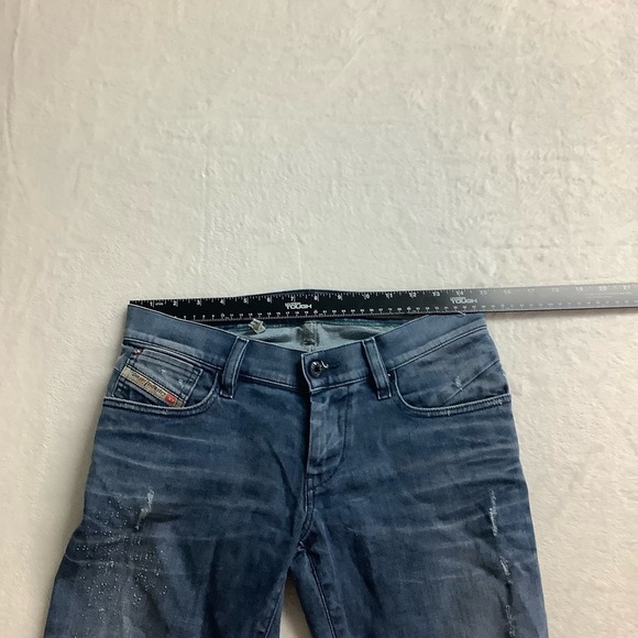 Diesel Women's Skinny Jeans - Dark Blue - Picture 8 of 13